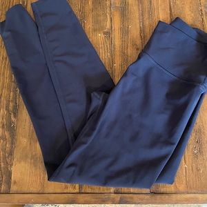 Navy blue active wear leggings
